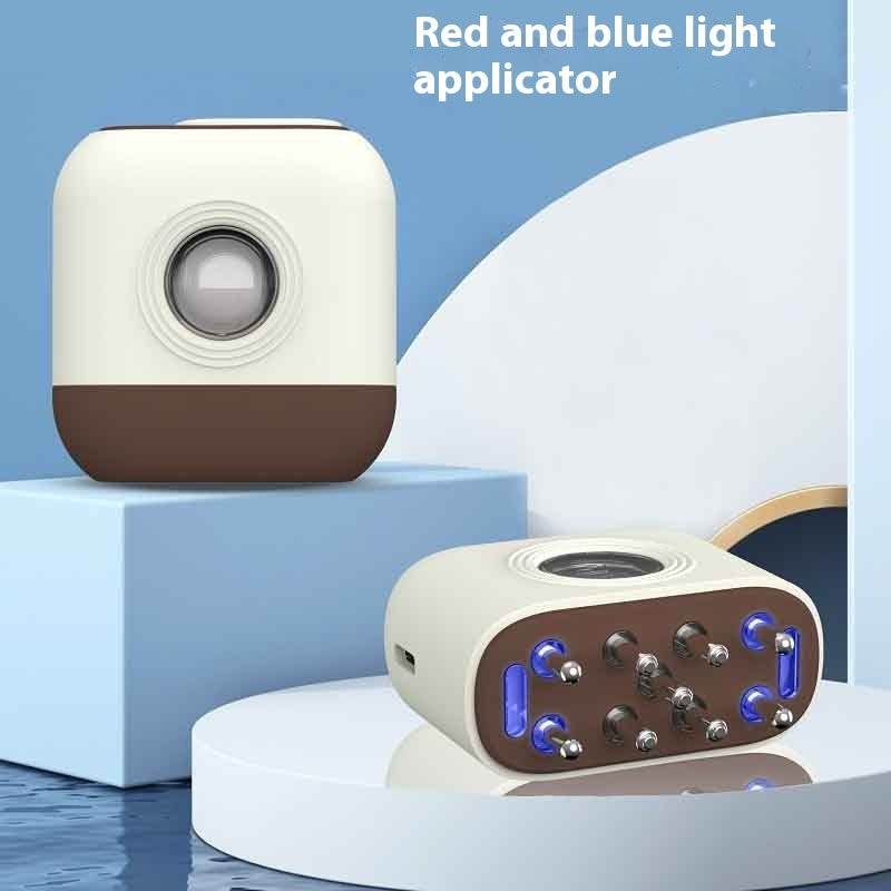 Red Blue Light Micro Current Scalp Medicine Massager